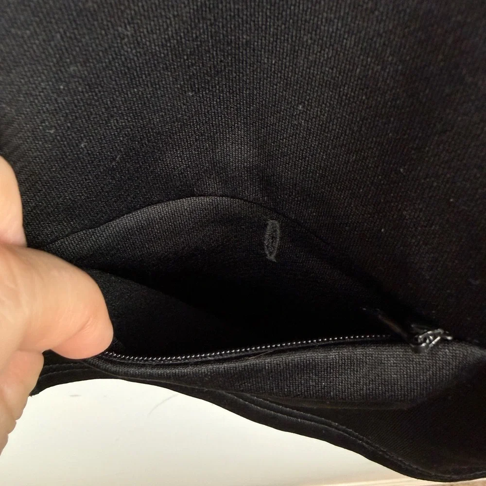 Hooters Jacket Womens XS Black Owl Logo Full Zip Thumb Holes Mock Neck Employee - Picture 8 of 11